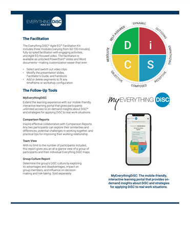 Everything DiSC Agile EQ™ FACILITATION KIT