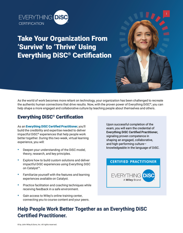 Everything DiSC CERTIFICATION