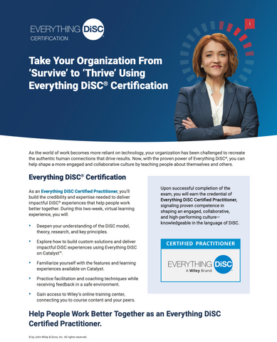 Everything DiSC CERTIFICATION