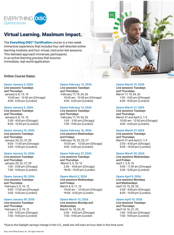 Everything DiSC CERTIFICATION