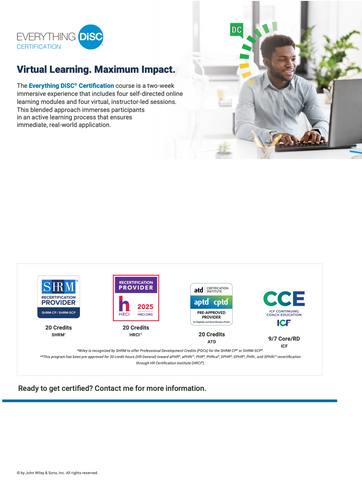 Everything DiSC CERTIFICATION