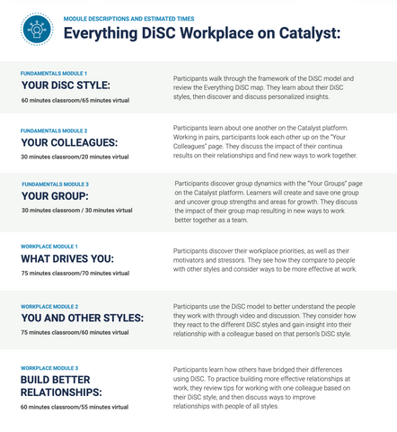 Everything DiSC On Catalyst PRACTITIONER EXPERIENCE