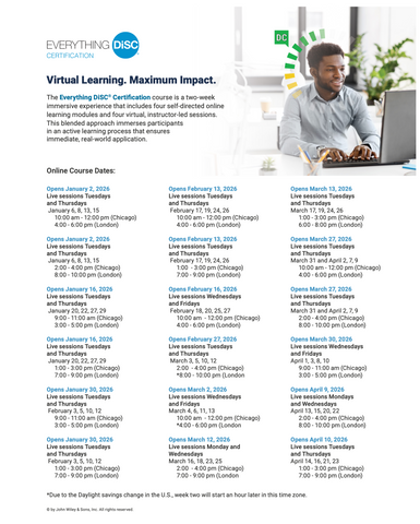 Everything DiSC CERTIFICATION