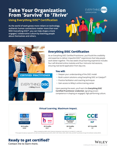 Everything DiSC CERTIFICATION
